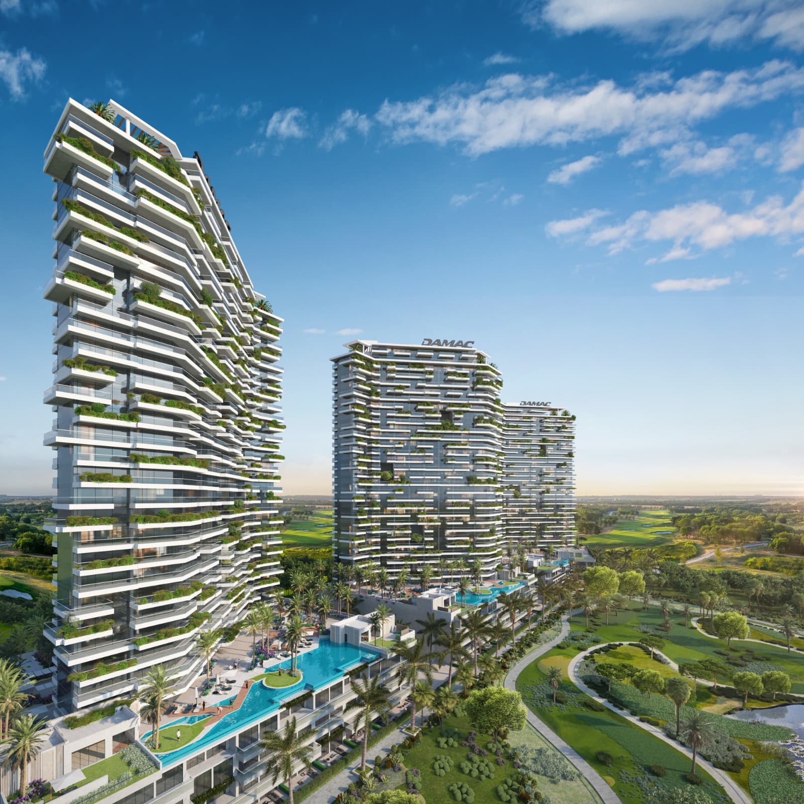 Poolside Golf View | 2BR Apartment | Golf Greens 2 Tower B property photo